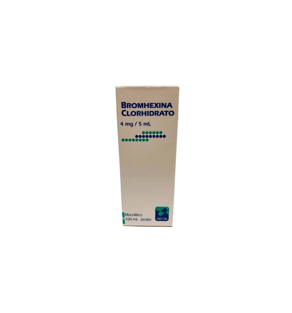 BROMHEXINA PEDIATRICO 4 MG / 5 ML X 100 ML JARABE BROMHEXINA PEDIATRICO 4 MG / 5 ML X 100 ML JARABE