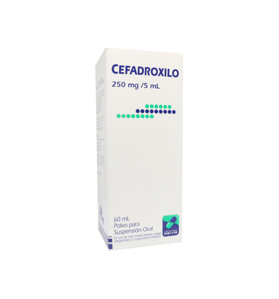 CEFADROXILO 250 MG / 5 ML X 60 ML SUSPENSION ORAL CEFADROXILO 250 MG / 5 ML X 60 ML SUSPENSION ORAL