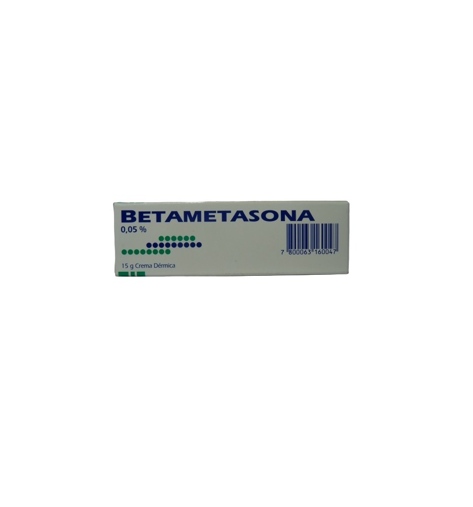 BETAMETASONA 0.05 % X 15 G CREMA BETAMETASONA 0.05 % X 15 G CREMA