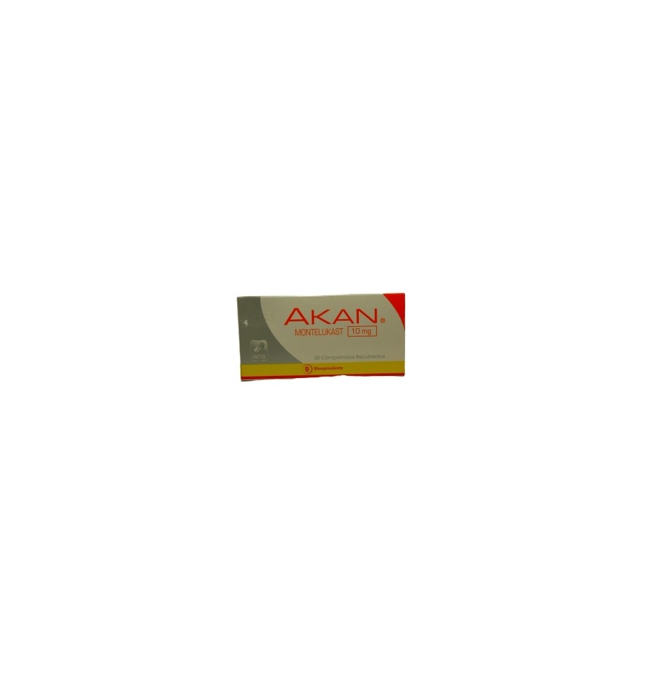AKAN 10 MG X 30 COMPRIMIDOS AKAN 10 MG X 30 COMPRIMIDOS