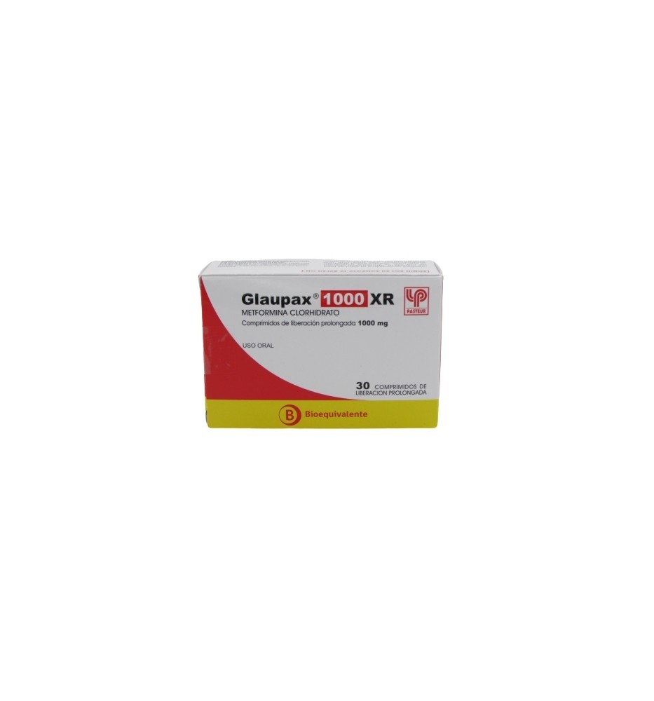 GLAUPAX XR 1000MG X30 COMPRIMIDOS