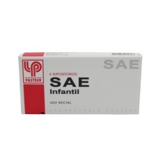 SAE INFANTIL X 6 SUPOSITORIOS