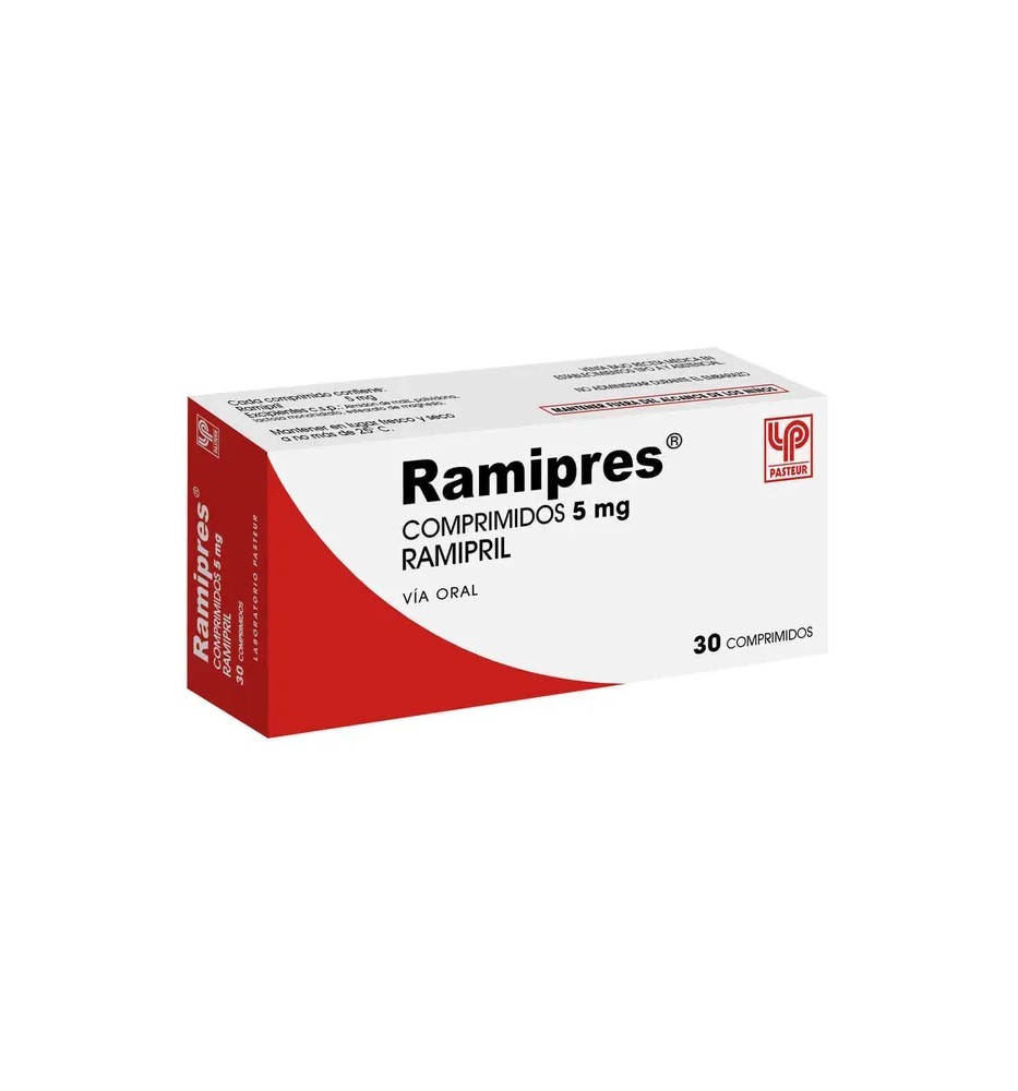 RAMIPRES 5 MG X 30 COMPRIMIDOS RAMIPRES 5 MG X 30 COMPRIMIDOS