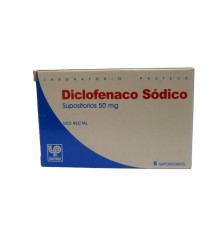 DICLOFENACO ADULTO 50 MG X 5 SUPOSITORIOS