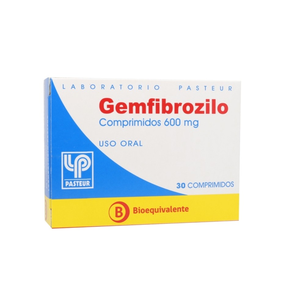 GEMFIBROZILO 600MG X30 COMPRIMIDOS GEMFIBROZILO 600MG X30 COMPRIMIDOS