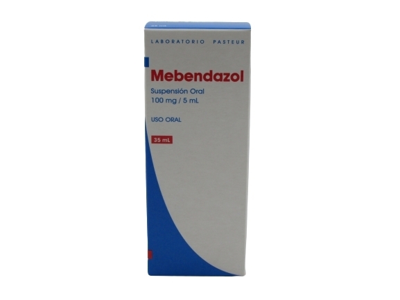 MEBENDAZOL 100 MG/5 ML X 35ML SUSPENSION ORAL