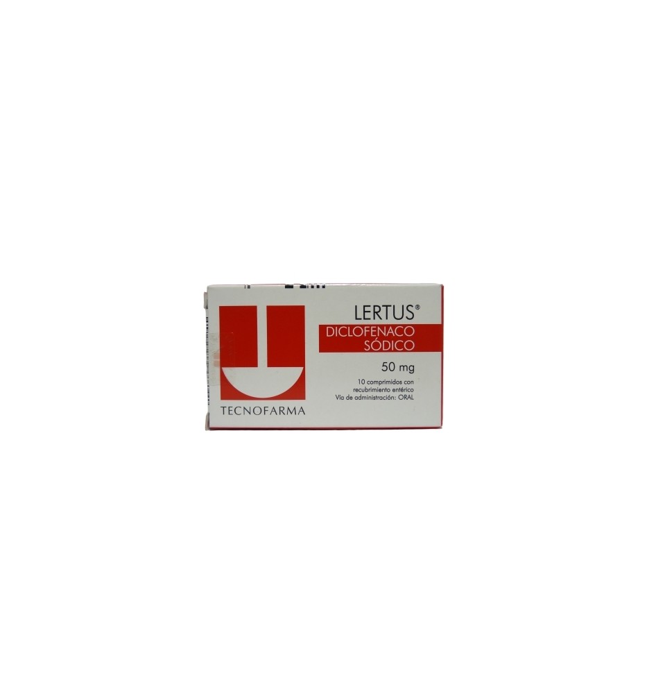 LERTUS 50MG X10 COMPRIMIDOS LERTUS 50MG X10 COMPRIMIDOS