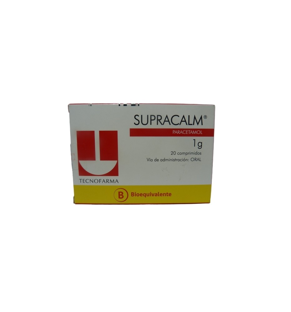 SUPRACALM 1G X20 COMPRIMIDOS SUPRACALM 1G X20 COMPRIMIDOS