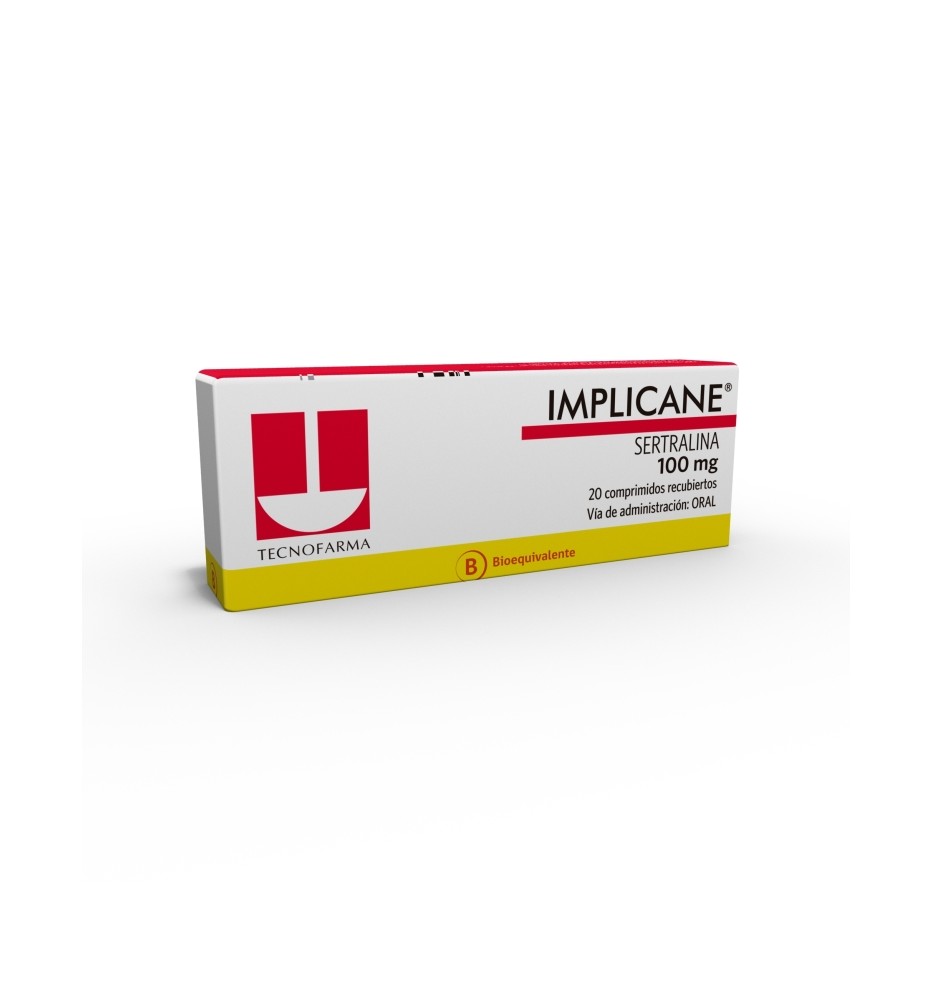 IMPLICANE 100 MG X 20 COMPRIMIDOS IMPLICANE 100 MG X 20 COMPRIMIDOS