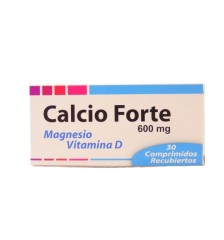 CALCIO FORTE 600mg/VITD X30 COM