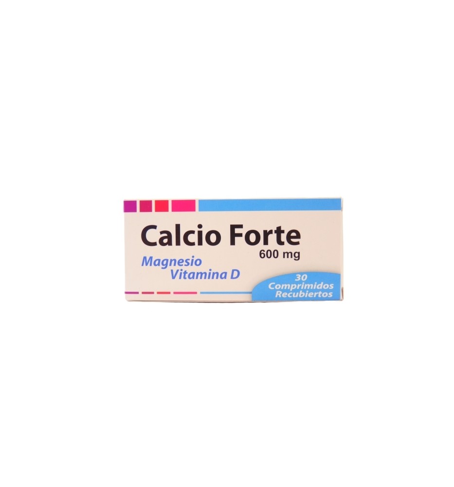 CALCIO FORTE 600mg/VITD X30 COM