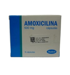 AMOXICILINA 500 MG X 6 CAPSULAS