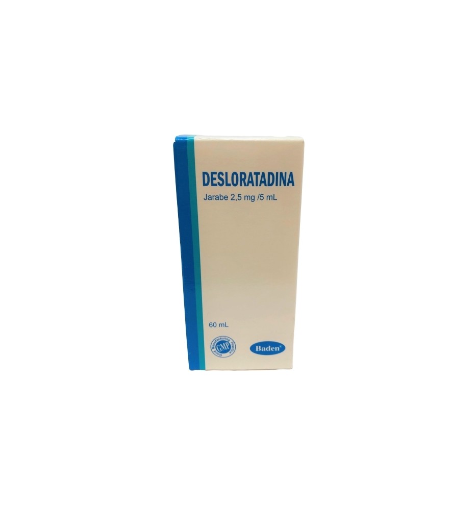 DESLORATADINA 2.5 MG / 5 ML X 60 ML JARABE DESLORATADINA 2.5 MG / 5 ML X 60 ML JARABE