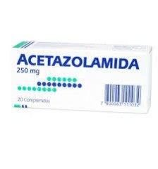 ACETAZOLAMIDA 250 MG X 20 COMPRIMIDOS