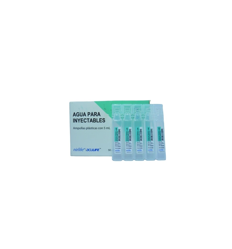 AGUA INTECTABLE 10 ML X 1 AMPOLLA