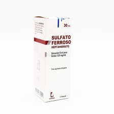 SULFATO FERROSO 125 MG/ML X30ML GOTAS 
