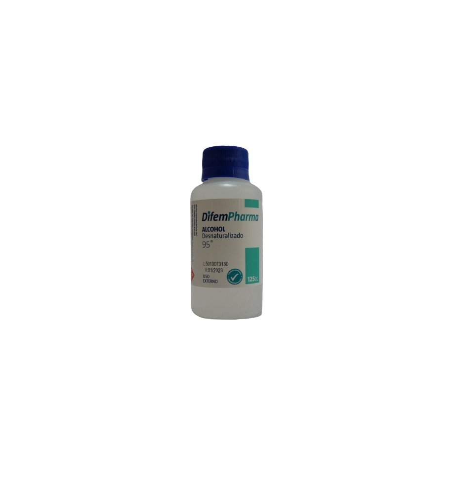 ALCOHOL DESNATURALIZADO 95 X125ML ALCOHOL DESNATURALIZADO 95 X125ML