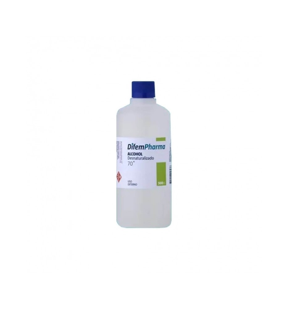 ALCOHOL DESNATURALIZADO 70 X 500ML ALCOHOL DESNATURALIZADO 70 X 500ML