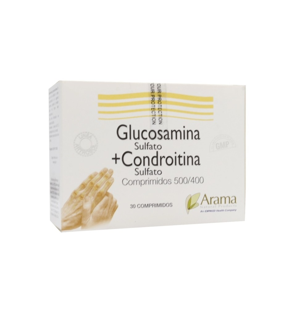 GLUCOSAMINA + CONDROITINA 500/400 MG X30 COMPRIMIDOS 
