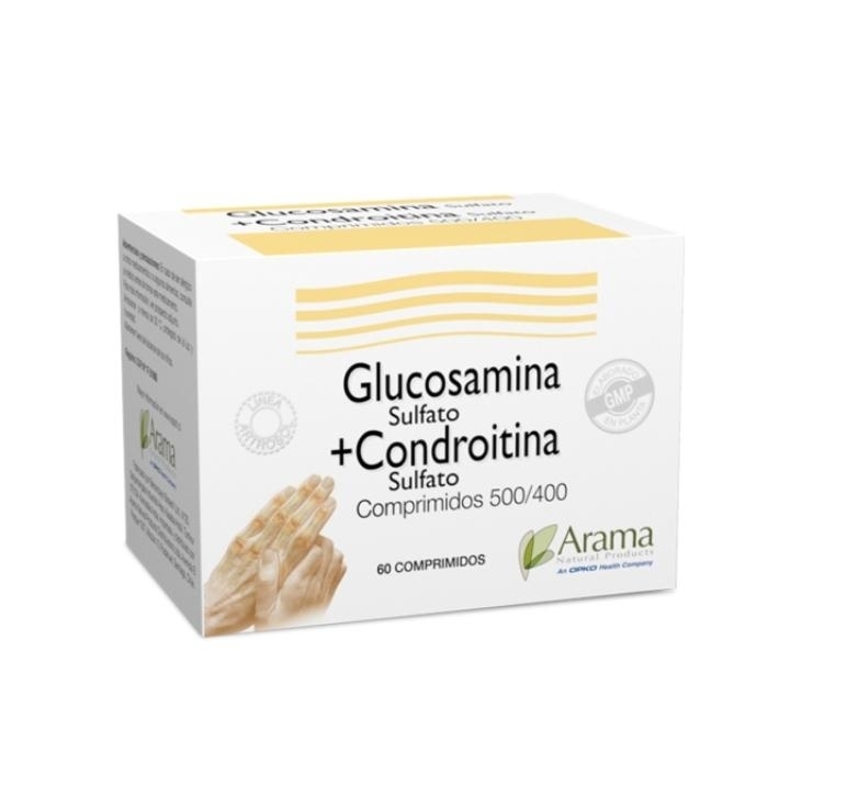 GLUCOSAMINA + CONDROITINA 500/400 MG X60 COMPRIMIDOS