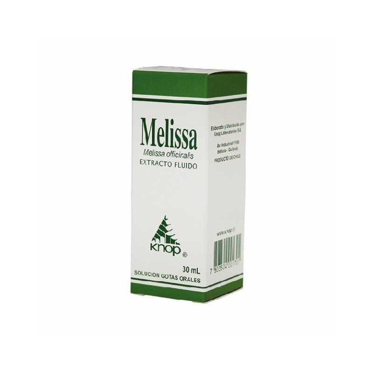MELISSA EXTRACTO FLUIDO X 30ML GOTAS