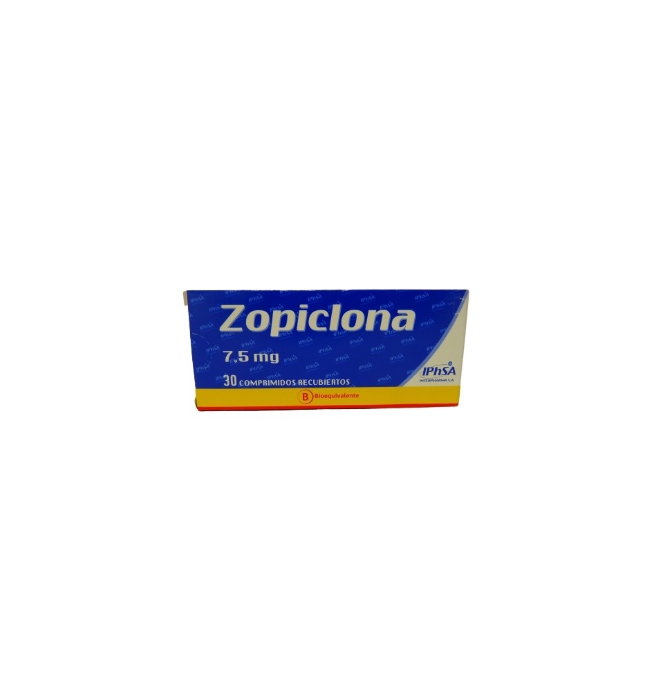 ZOPICLONA 7.5MG X30 COMPRIMIDOS ZOPICLONA 7.5MG X30 COMPRIMIDOS