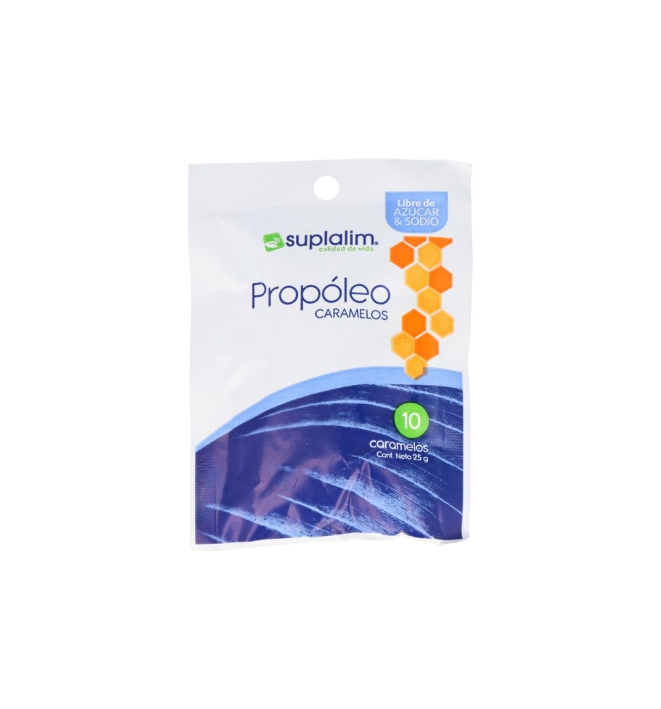 PROPOLEO CARAMELO MIEL S/AZUCAR X10