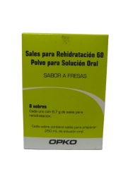 SALES PARA HIDRATACION 60 X 8 SACHETS