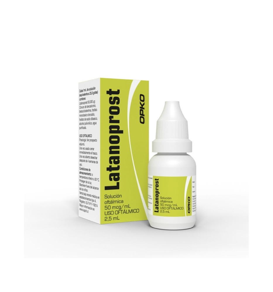 LATANOPROST SOLUCIÓN OFTÁLMICA 0.005% 5ML X2