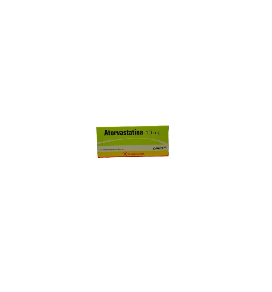 ATORVASTATINA 10 MG X 30 COMPRIMIDOS