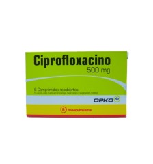 CIPROFLOXACINO 500 MG X 6 COMPRIMIDOS