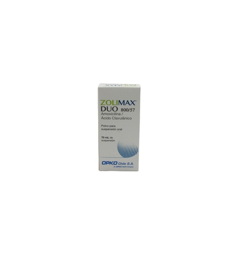 ZOLIMAX DUO 800/57 X 70 ML SUSPENSION ORAL ZOLIMAX DUO 800/57 X 70 ML SUSPENSION ORAL