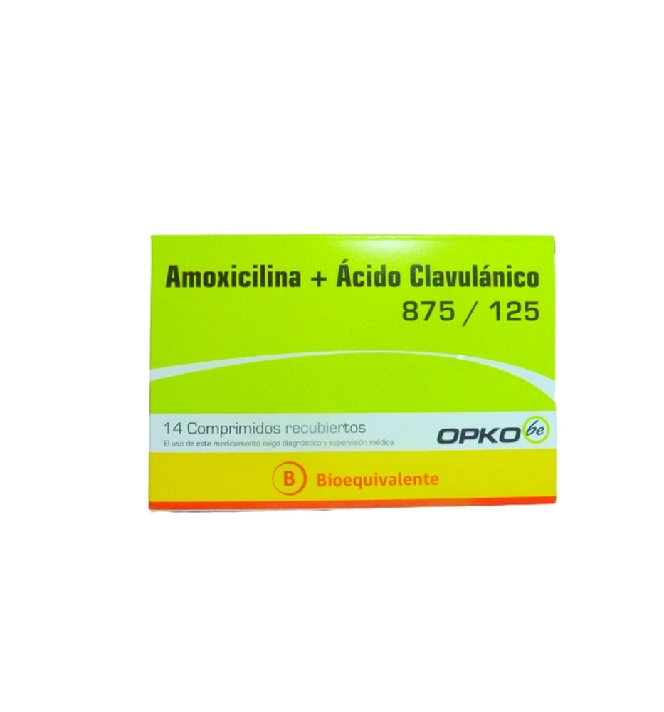 AMOXICILINA CLAVULANICO 875 125MG X14 COMPRIMIDOS