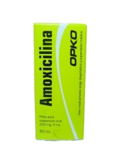 AMOXICILINA 250 MG / 5 ML X 60 ML SUSPENSION ORAL