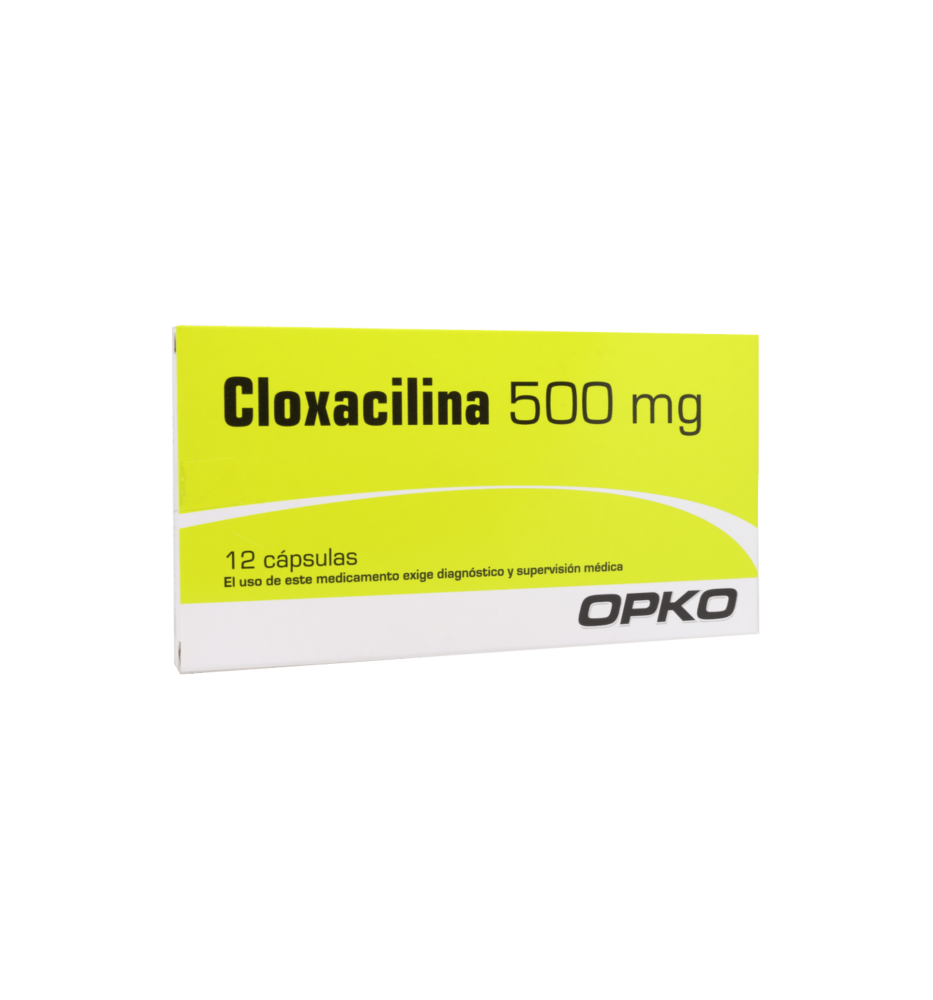 CLOXACILINA 500 MG X 12 COMPRIMIDOS CLOXACILINA 500 MG X 12 COMPRIMIDOS