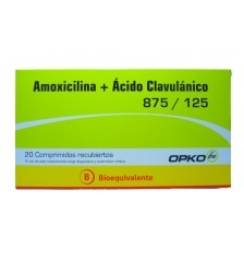 AMOXICILINA CLAVULANICO 20 COMPRIMIDO X20 COMPRIMIDOS