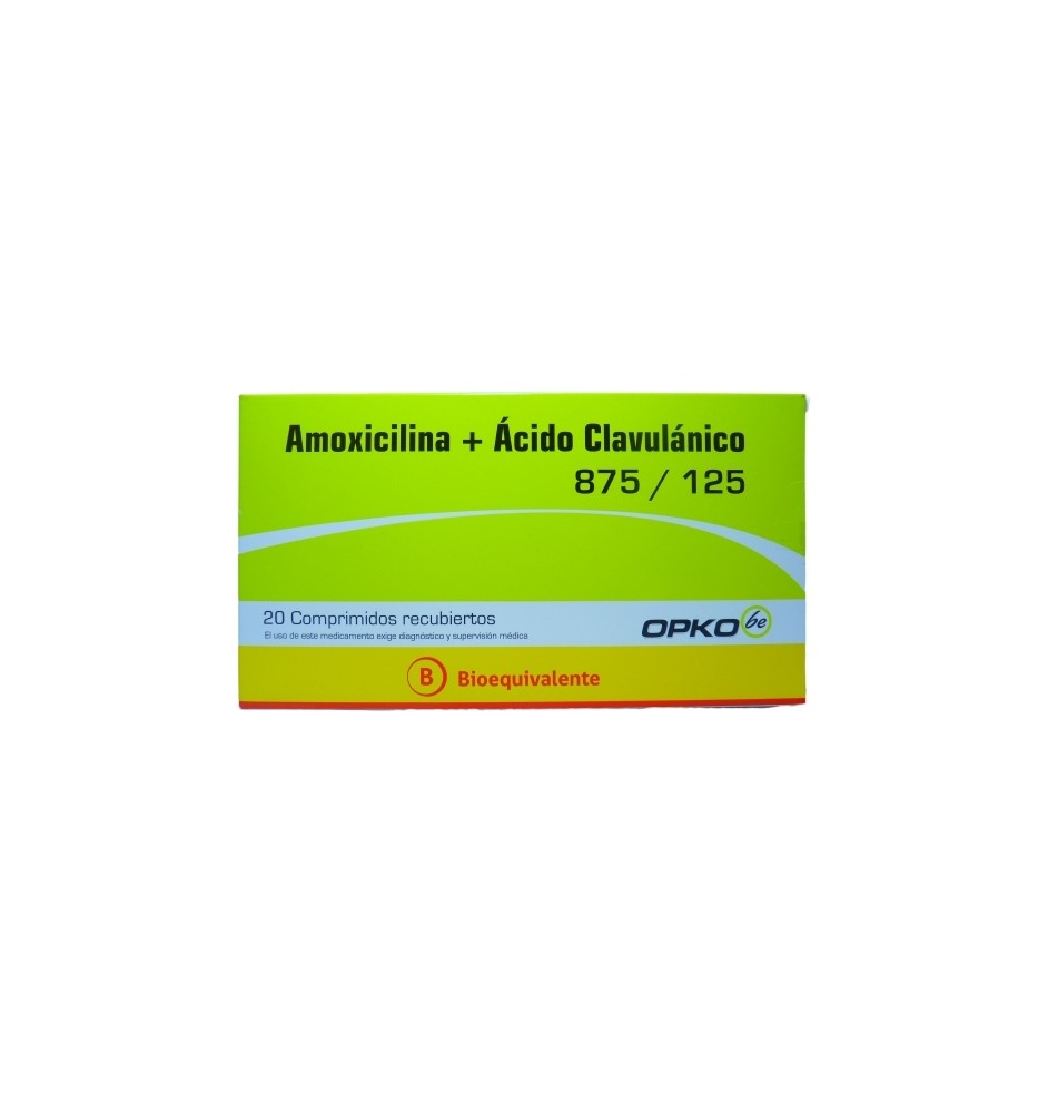 AMOXICILINA CLAVULANICO 20 COMPRIMIDO X20 COMPRIMIDOS