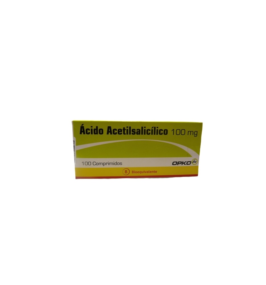 ACIDO ACETIL SALICILICO 100 MG X 100 COMPRIMIDOS