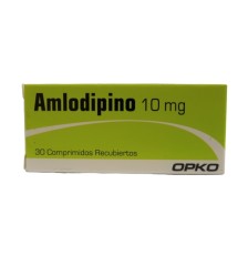 AMLODIPINO 10 MG X 30 COMPRIMIDOS