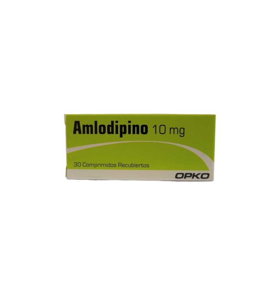 AMLODIPINO 10 MG X 30 COMPRIMIDOS AMLODIPINO 10 MG X 30 COMPRIMIDOS