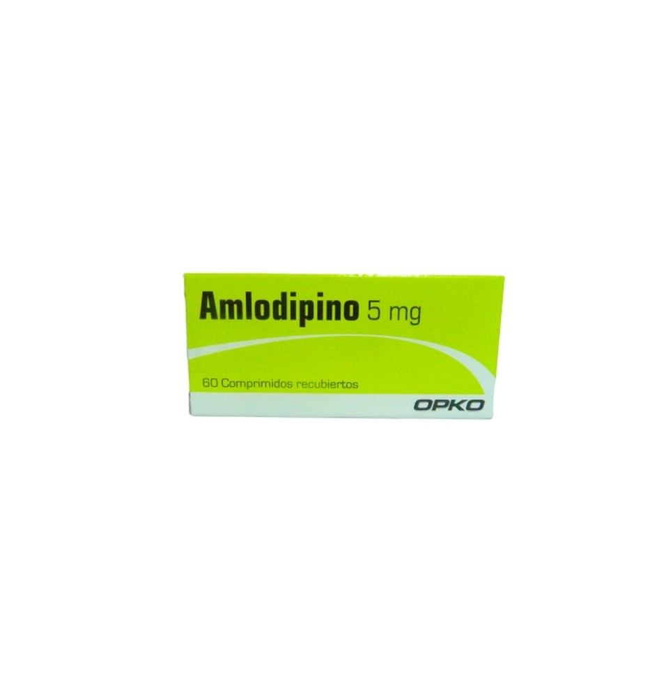 AMLODIPINO 5 MG X 60 COMPRIMIDOS AMLODIPINO 5 MG X 60 COMPRIMIDOS