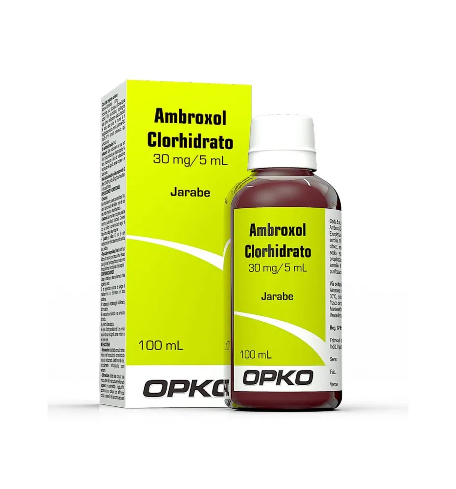 AMBROXOL 30 MG / 5 ML X 100 ML JARABE AMBROXOL 30 MG / 5 ML X 100 ML JARABE