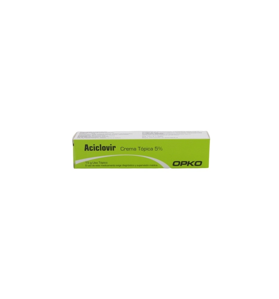 ACICLOVIR 5 % X 15 G CREMA ACICLOVIR 5 % X 15 G CREMA