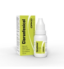 CLORANFENICOL 0.5% SOLUCION OFTALMICA X10