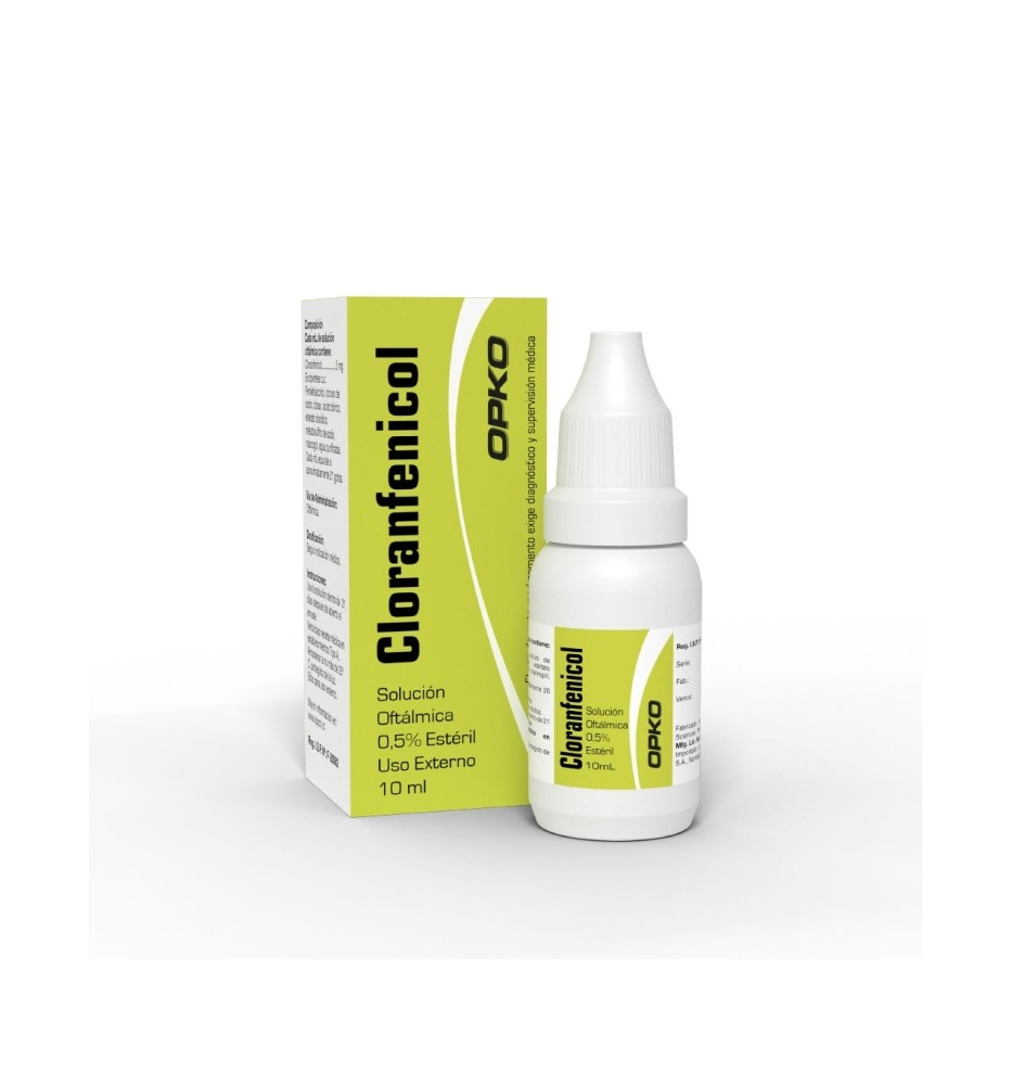CLORANFENICOL 0.5% SOLUCION OFTALMICA X10 CLORANFENICOL 0.5% SOLUCION OFTALMICA X10
