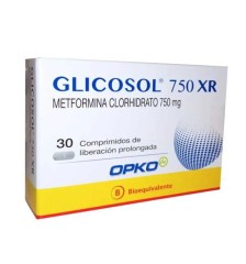 GLICOSOL XR 750 MG X30 COMPRIMIDOS LIBERACION PROLONGADA
