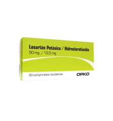 LOSARTAN/HIDROCLOTIAZIDA 50/12.5 MG X30 COMPRIMIDOS