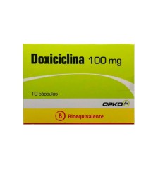 DOXICICLINA 100 MG X 10 CAPSULAS