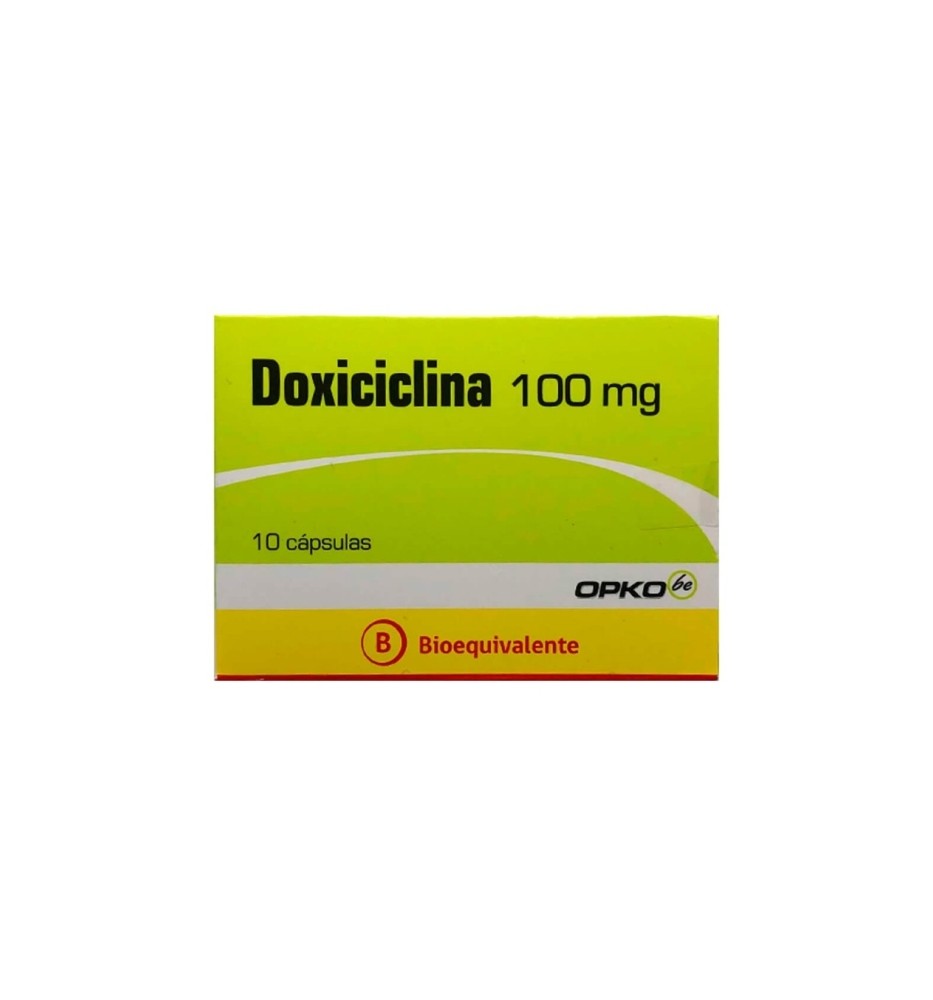 DOXICICLINA 100 MG X 10 CAPSULAS DOXICICLINA 100 MG X 10 CAPSULAS