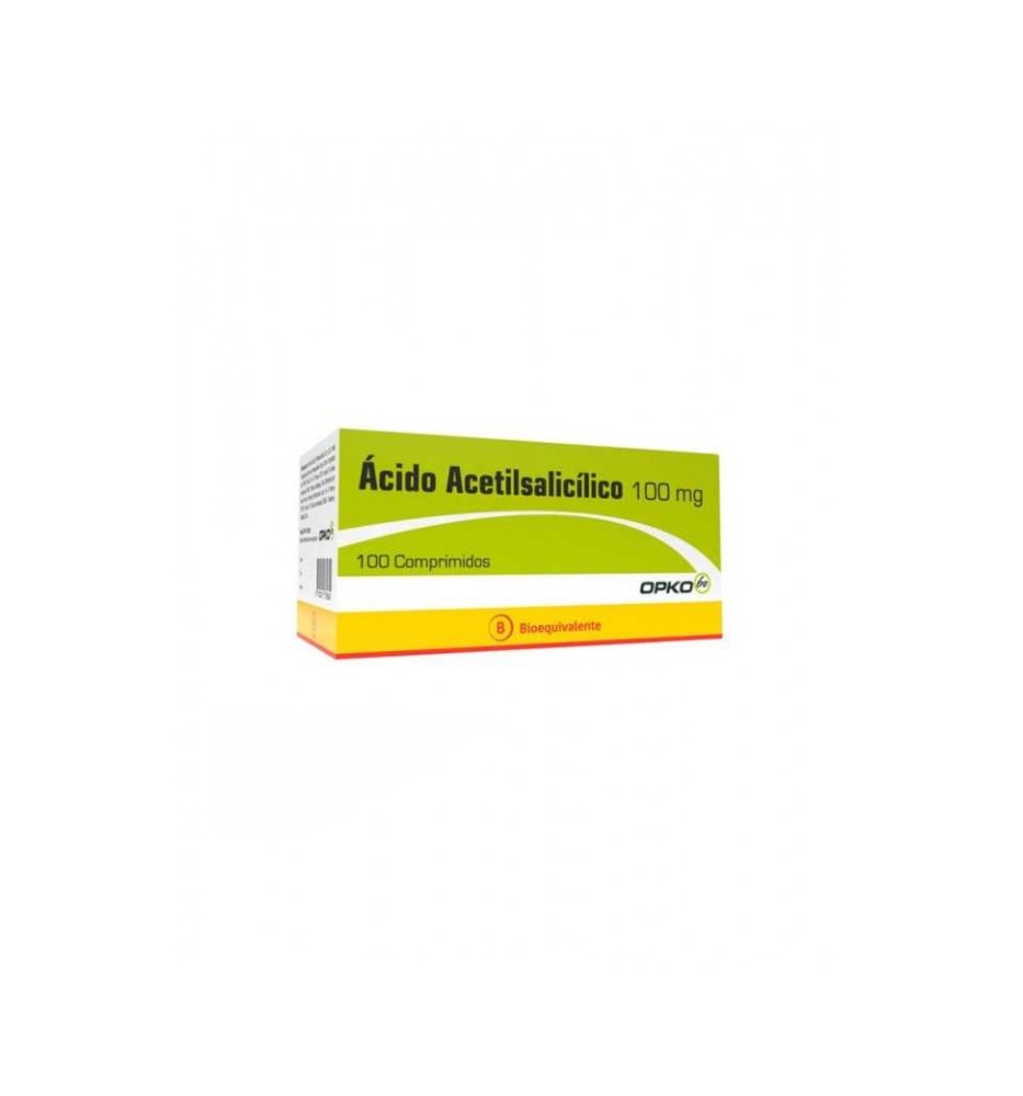 ACIDO ACETIL SALICILICO 100 MG X 100 COMPRIMIDOS ACIDO ACETIL SALICILICO 100 MG X 100 COMPRIMIDOS